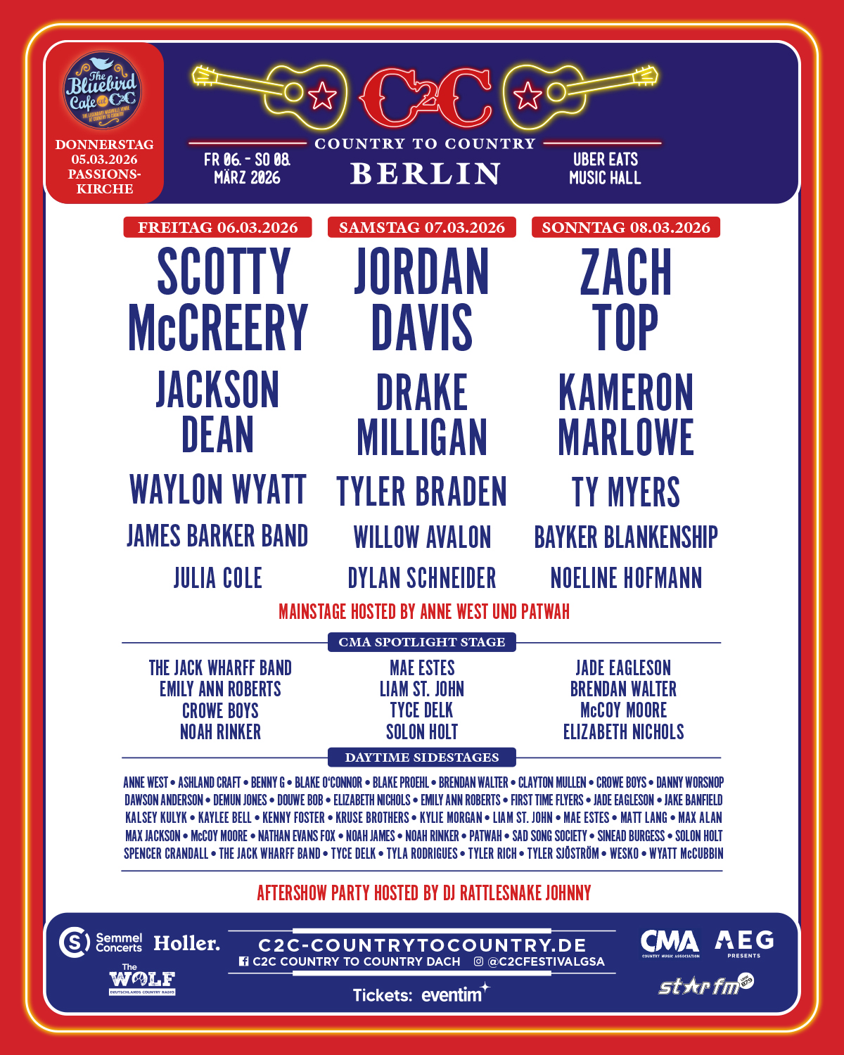 C2C Berlin Line-Up 2026