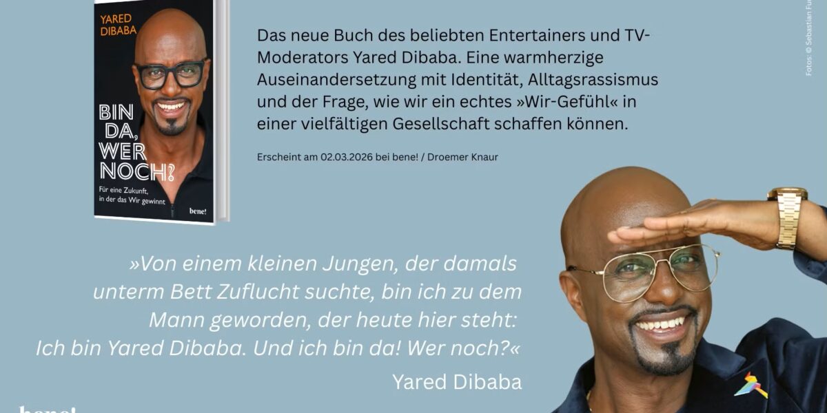 Yared Dibaba Buch erscheint: Bin da, wer noch?