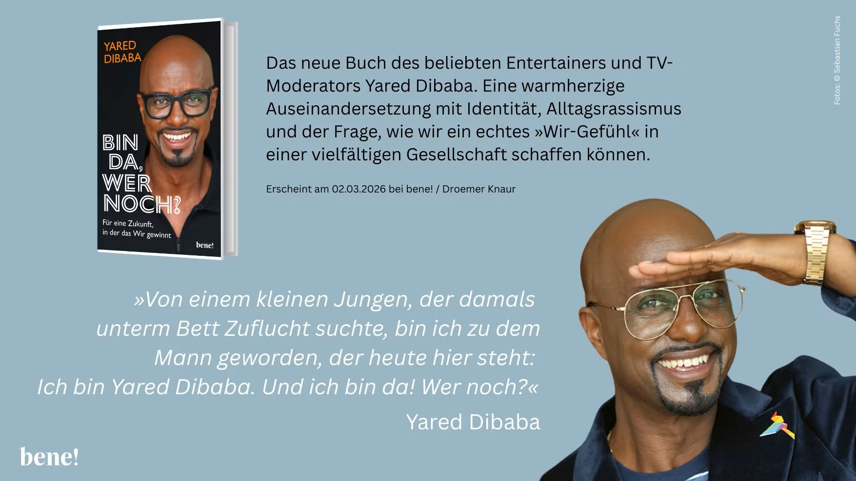 Yared Dibaba Buch erscheint: Bin da, wer noch?