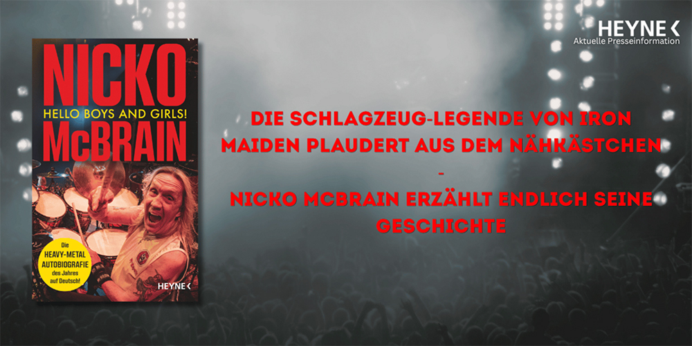 Nicko McBrain Hello Boys