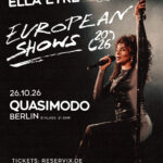 Ella Eyre European Shows
