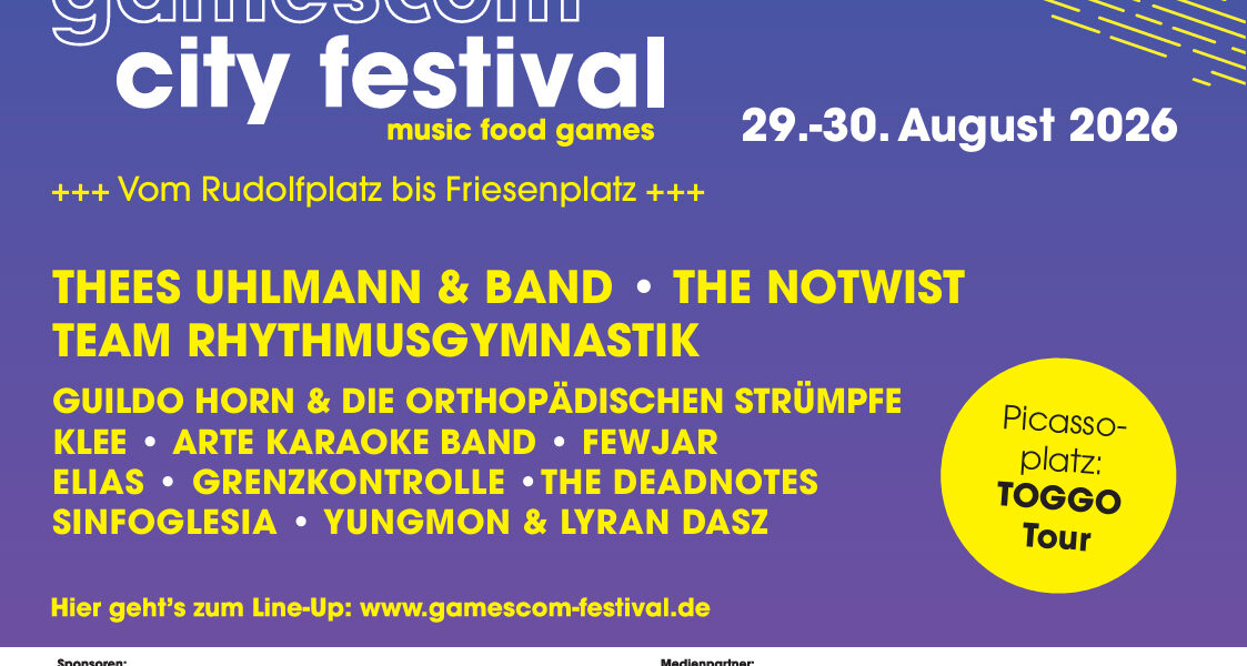 gamescom city festival 2026