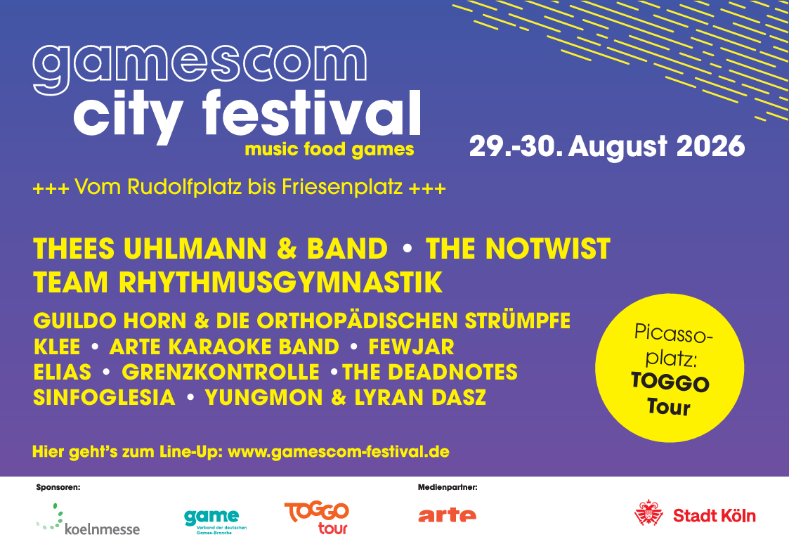 gamescom city festival 2026